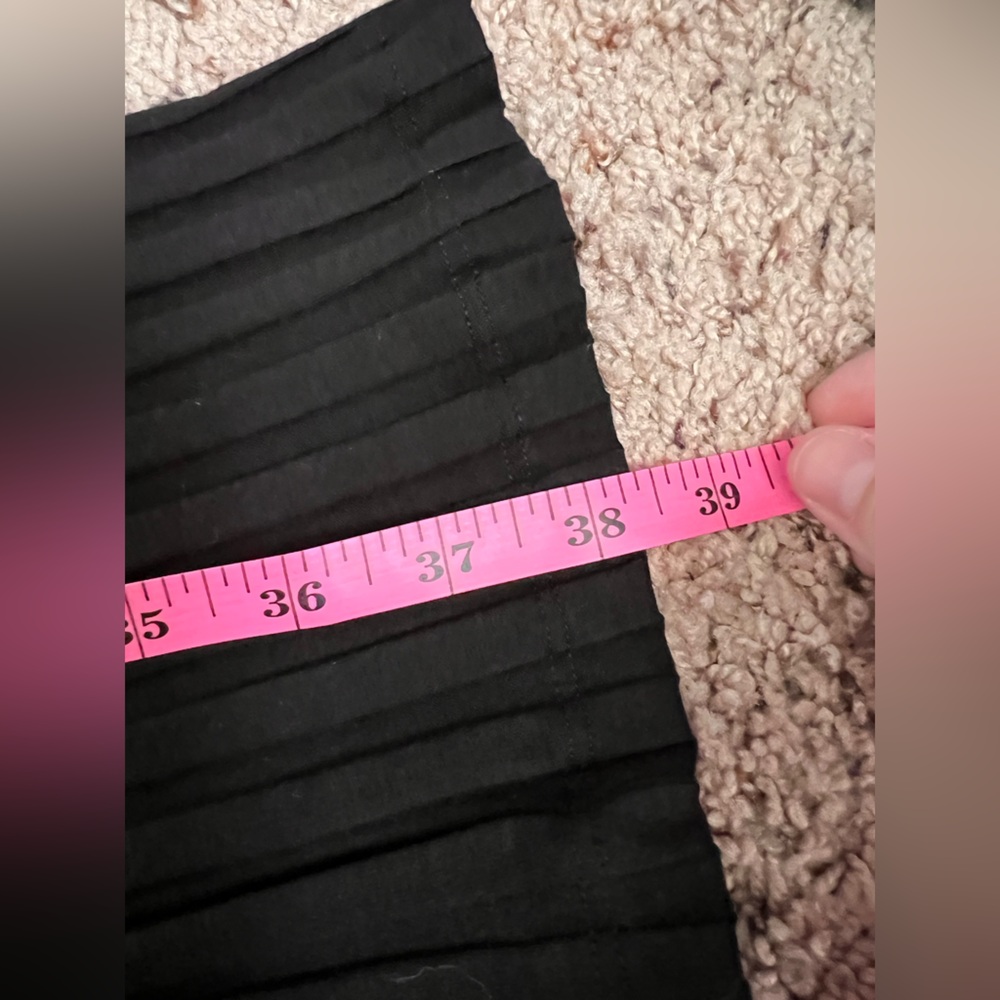 Eileen Fisher NWOT Ribbed Tencel Pants Black Size Small - Picture 9 of 9